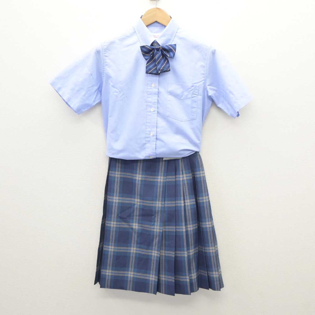 【中古】神奈川県 横浜清陵高等学校 女子制服 4点 (シャツ・シャツ・スカート) sf035642