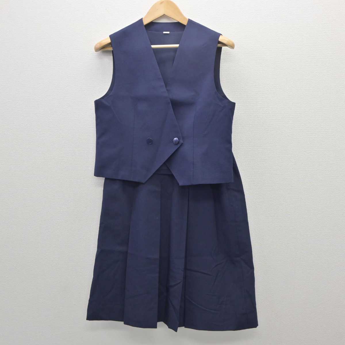 中古】東京都 武蔵村山第三中学校 女子制服 2点 (ベスト・スカート) sf035704 | 中古制服通販パレイド