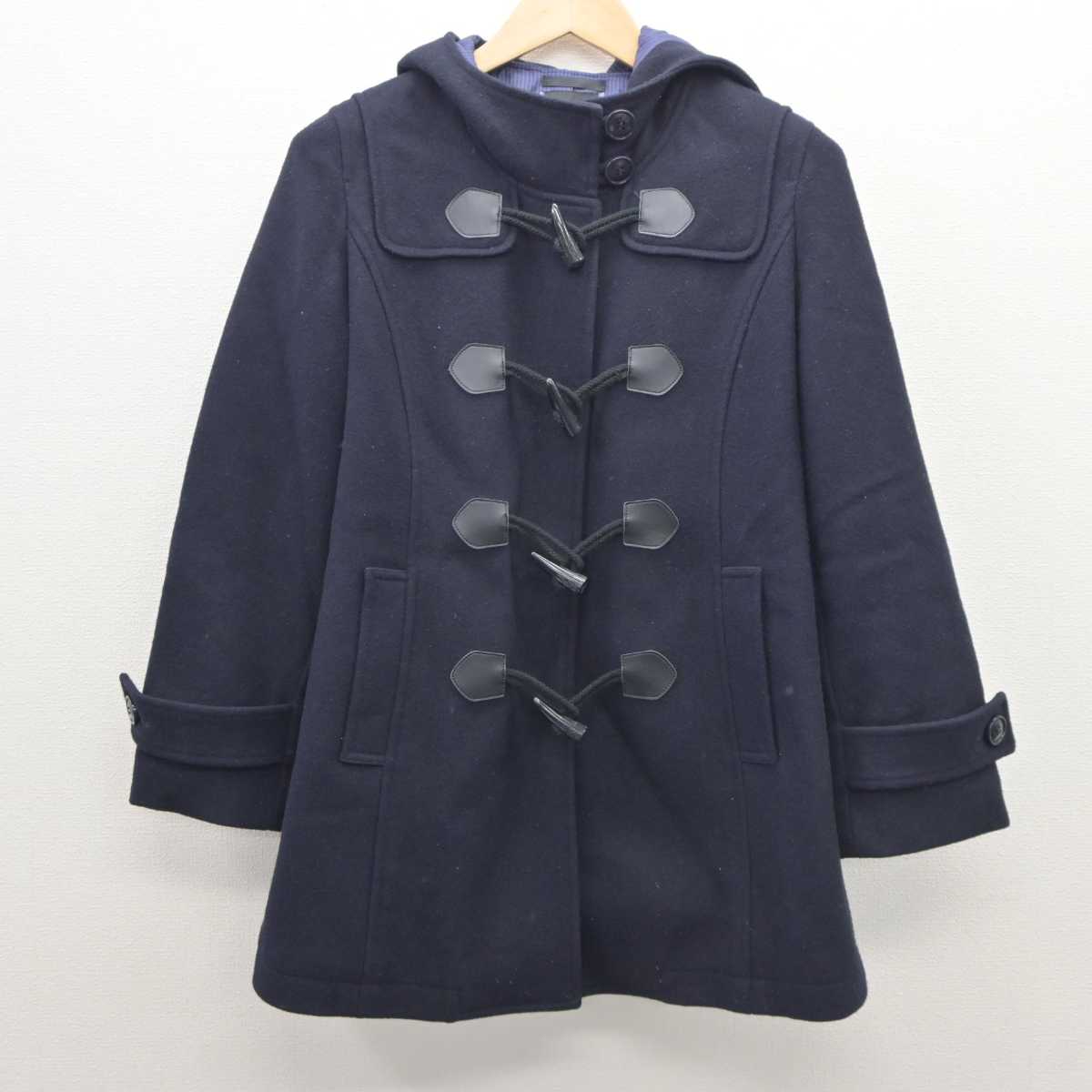 中古】福岡県 筑紫女学園高等学校 女子制服 1点 (コート) sf035859