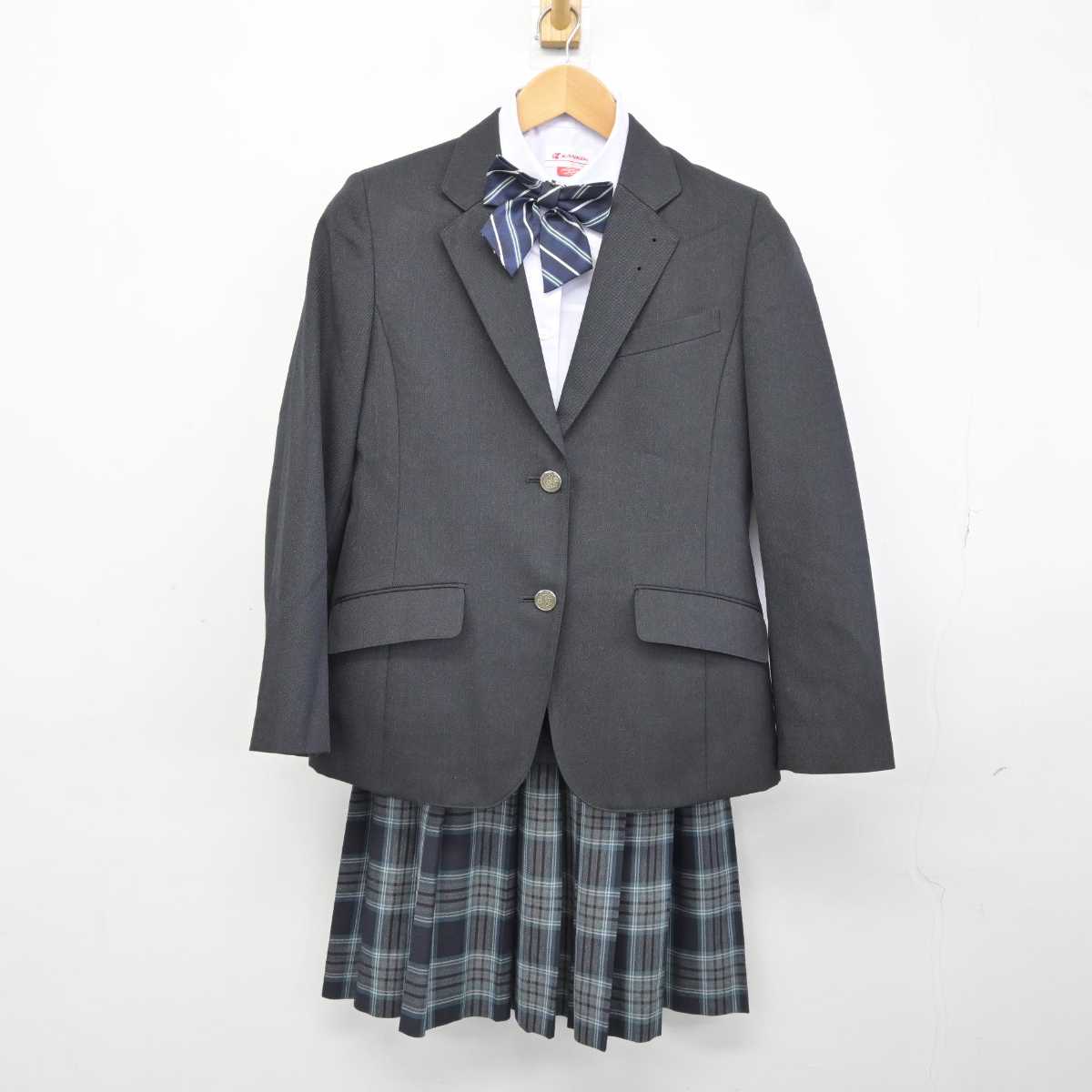 中古】東京都 三鷹市立第二中学校 女子制服 5点 (ブレザー・シャツ・スカート) sf040163 | 中古制服通販パレイド