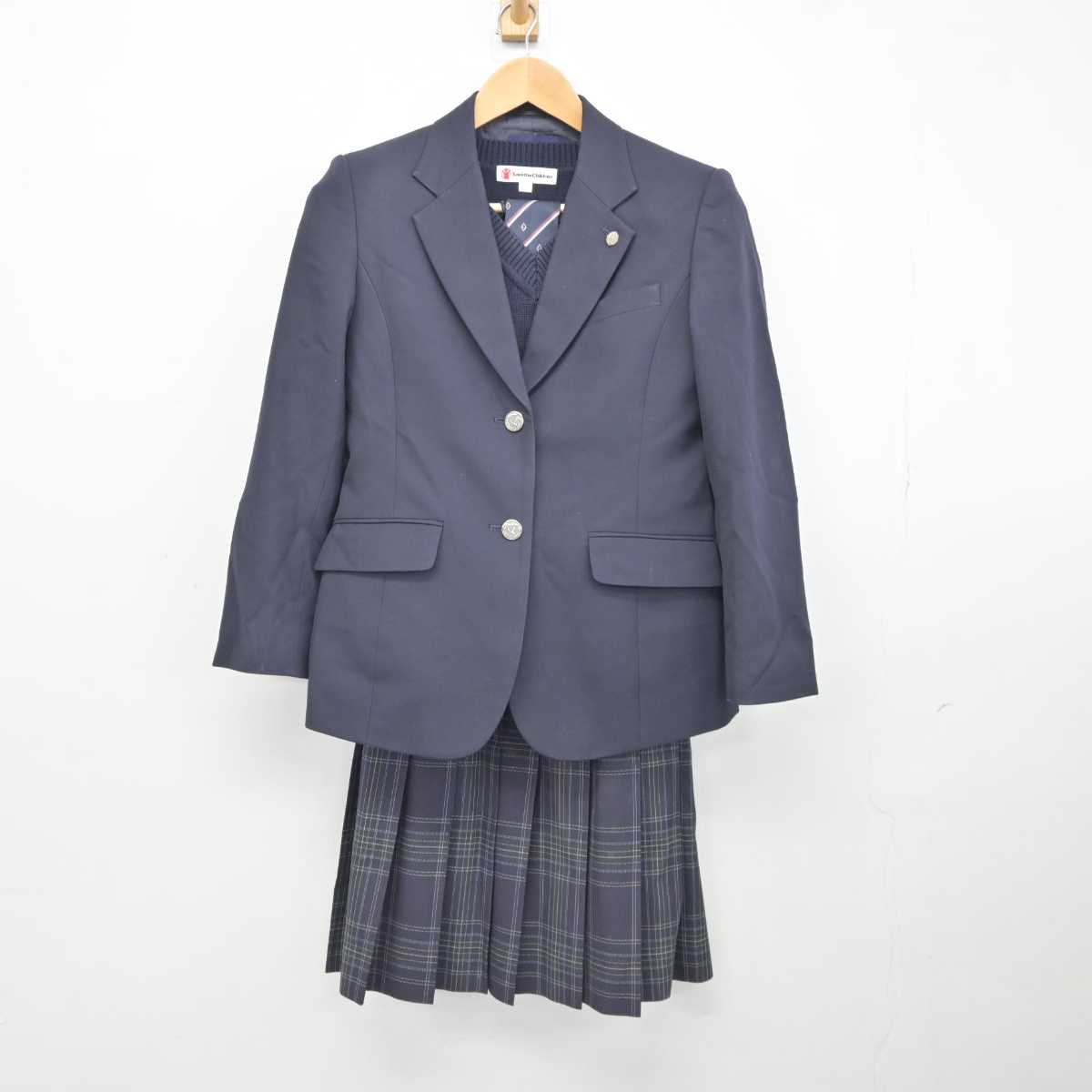 中古】東京都 日野台高等学校 女子制服 5点 (ブレザー・ニット・スカート) sf040477 | 中古制服通販パレイド