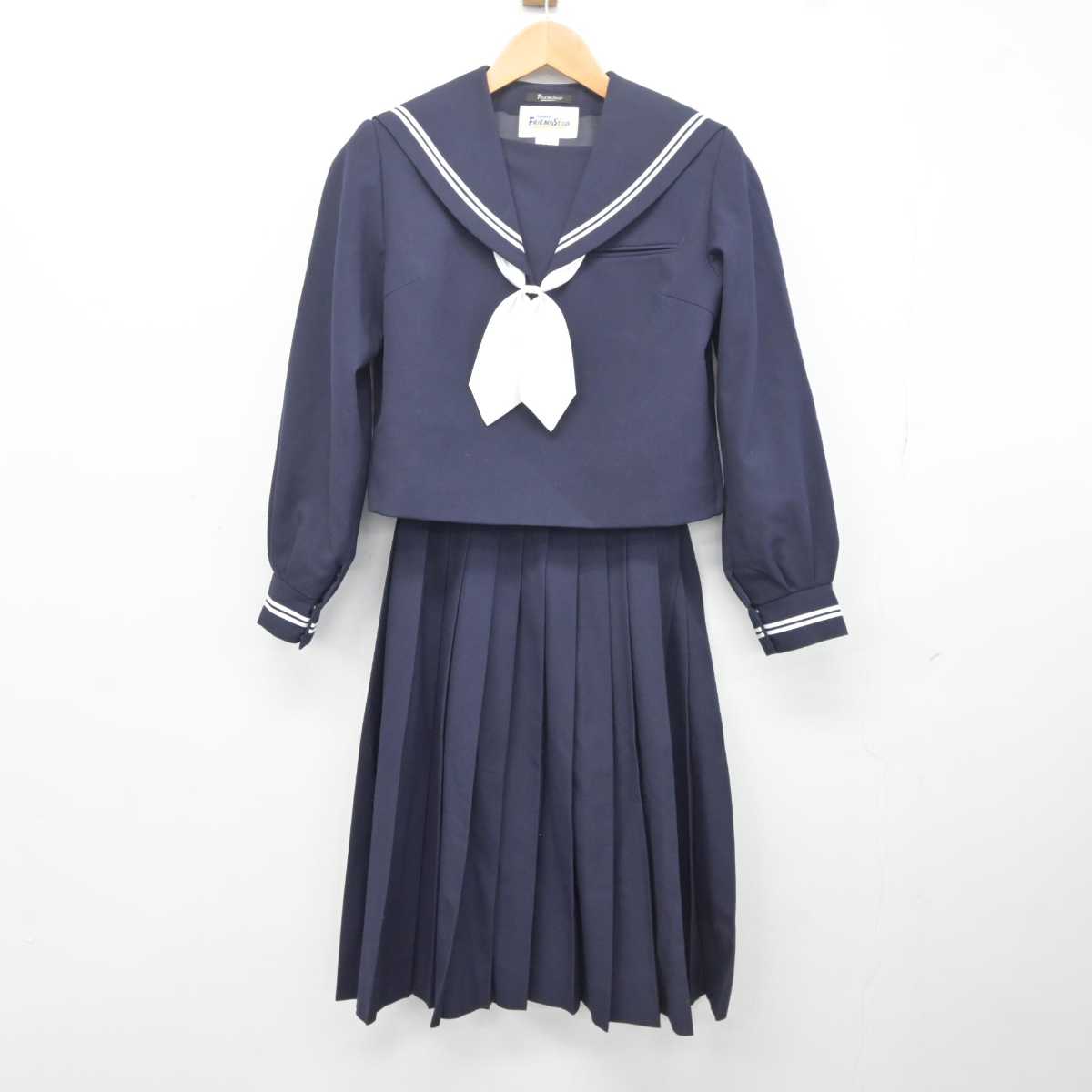 中古】福井県 敦賀市立粟野中学校 女子制服 3点 (セーラー服・スカート) sf040969 | 中古制服通販パレイド