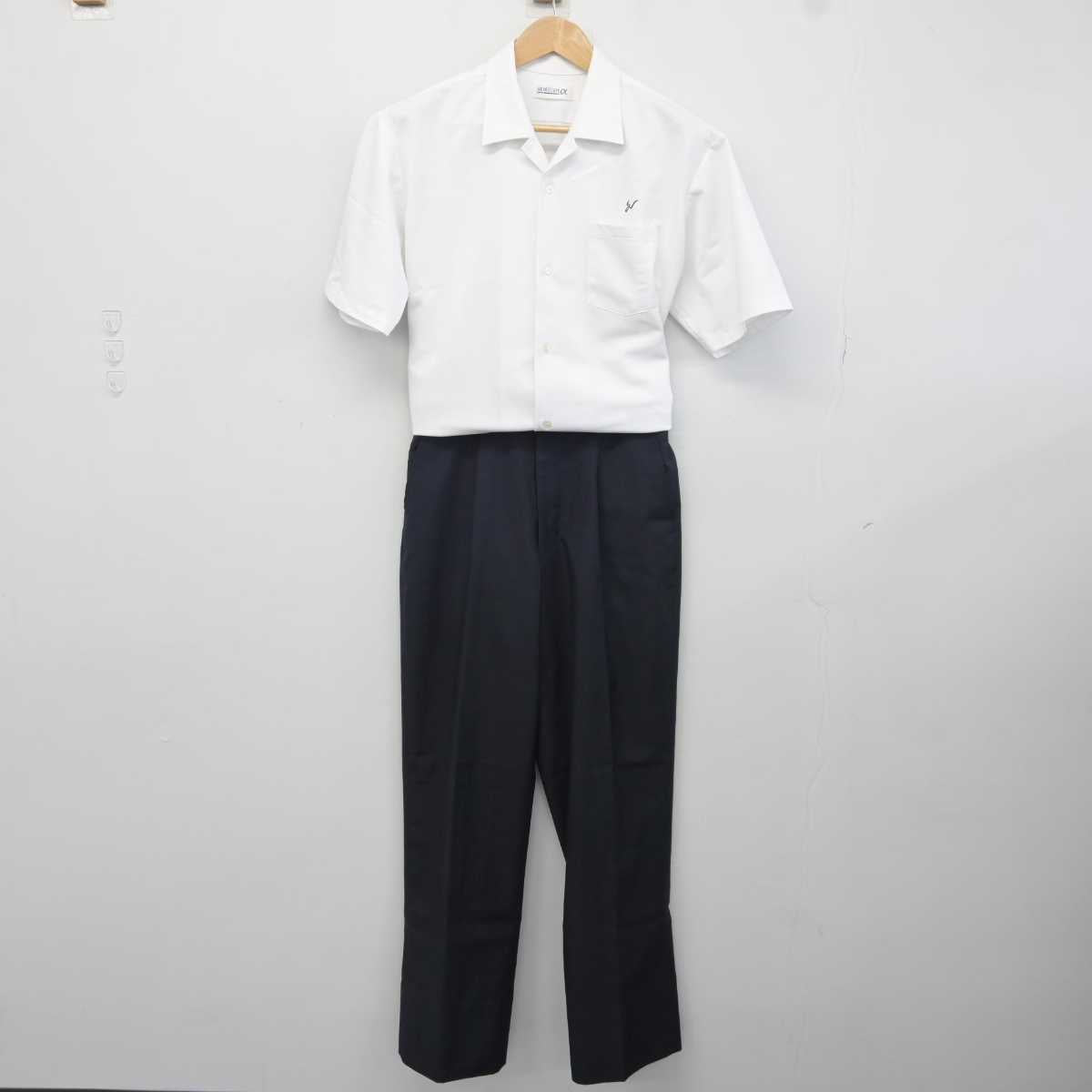 中古】長崎県 佐世保西高等学校 男子制服 3点 (シャツ・ズボン