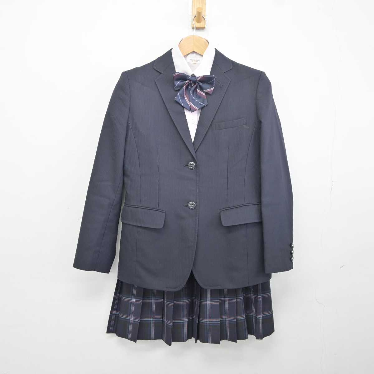 中古】茨城県 東洋大学附属牛久中学校高等学校 女子制服 4点 (ブレザー