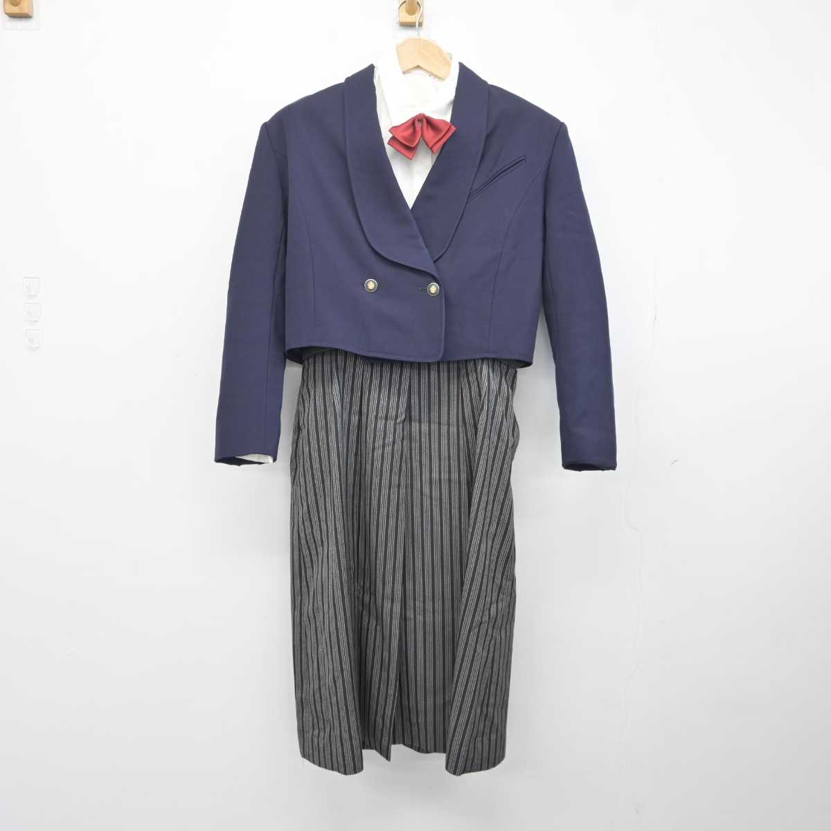 中古】栃木県 小山高等学校 女子制服 4点 (ブレザー・シャツ