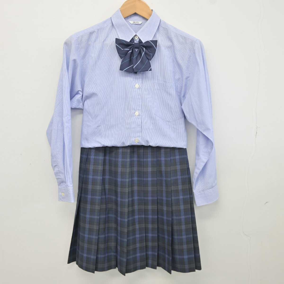 中古】千葉県 千葉商科大学附属高校 女子制服 3点 (シャツ・スカート) sf041656 | 中古制服通販パレイド