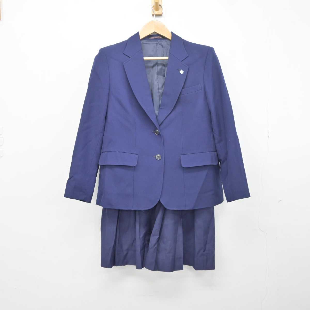 【中古】埼玉県 大宮光陵高等学校 女子制服 4点 (ブレザー・ニット・スカート) sf041735