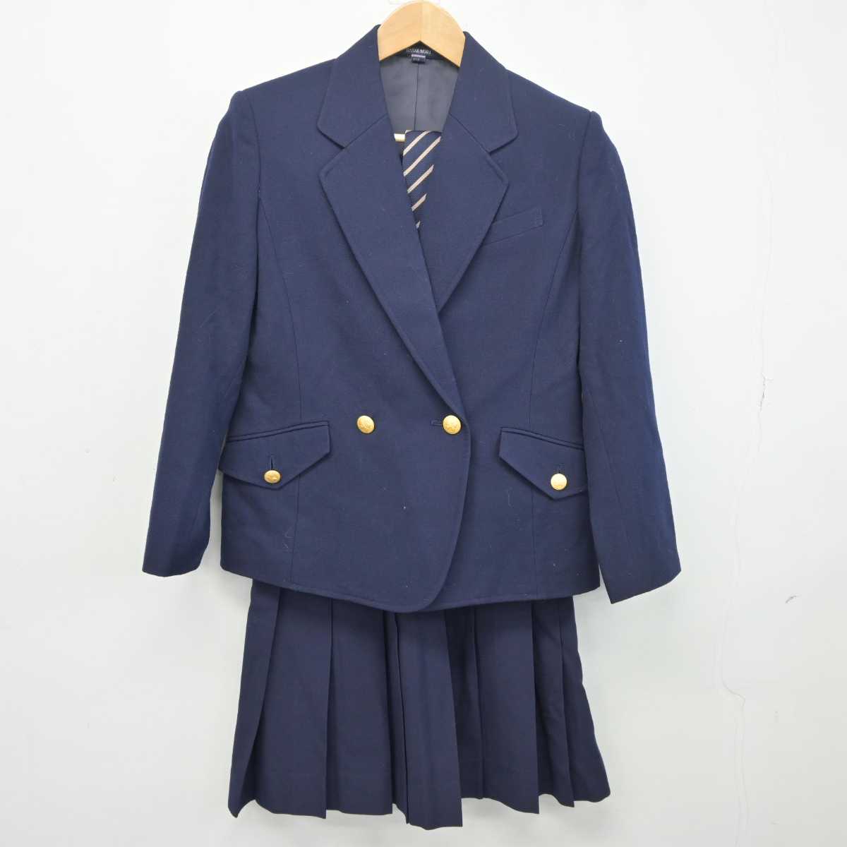 中古】広島県 安田女子中学高等学校 女子制服 4点 (ブレザー・ベスト・スカート) sf041797 | 中古制服通販パレイド