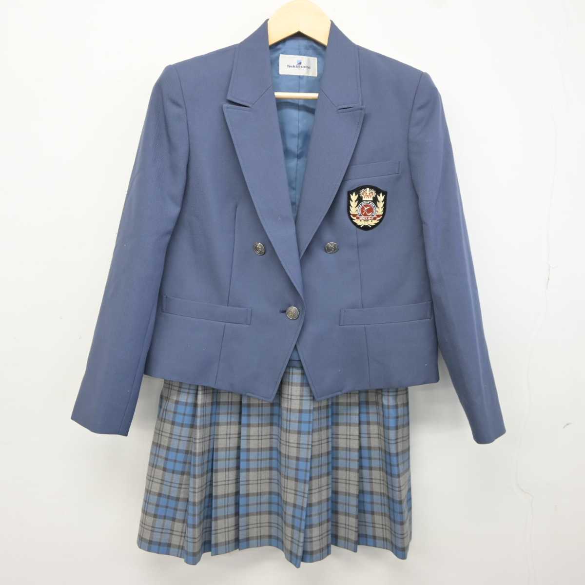 【中古】神奈川県 港南中学校 女子制服 3点 (ブレザー・ベスト・スカート) sf041930