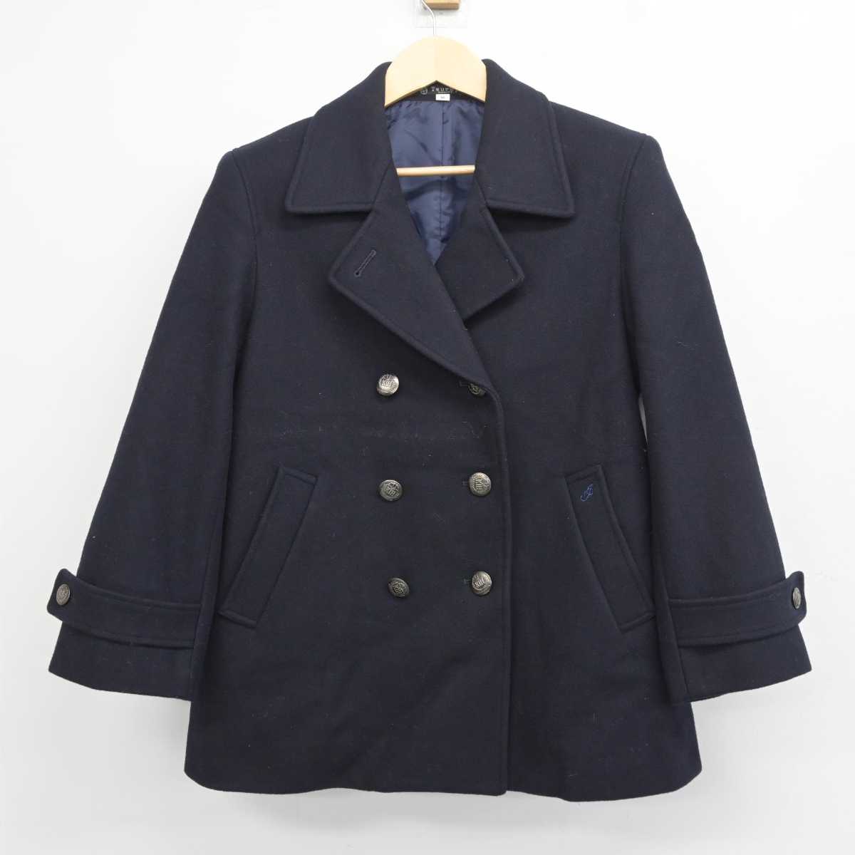 【中古】熊本県 必由館高等学校 女子制服 1点 (コート) sf041990