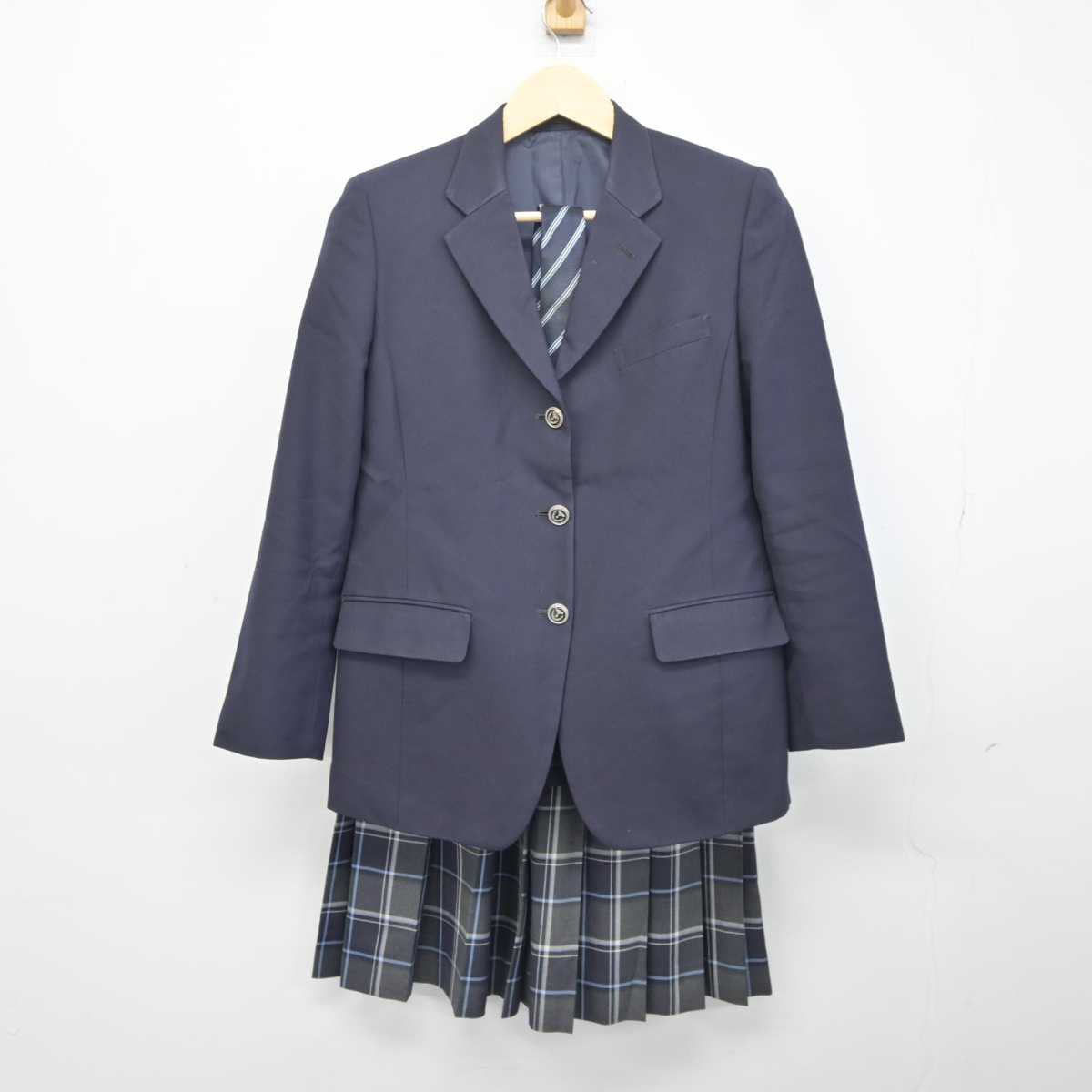 中古】千葉県 富里高等学校 女子制服 3点 (ブレザー・スカート) sf042046 | 中古制服通販パレイド