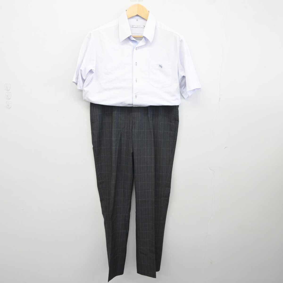 【中古】愛媛県 新居浜東高等学校 男子制服 3点 (シャツ・ズボン) sf042094