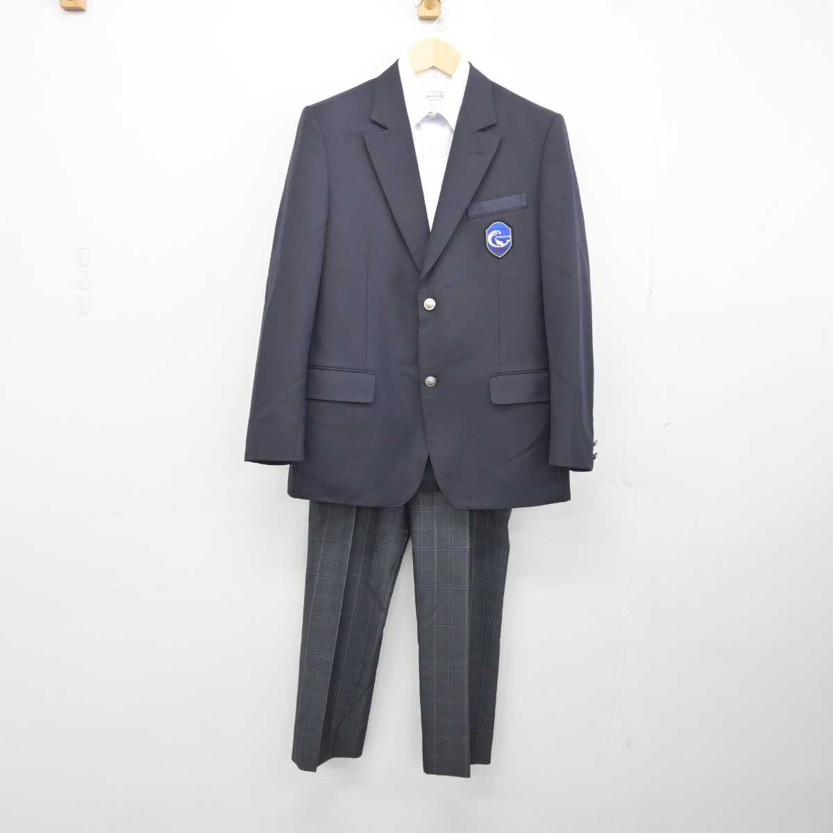 中古】新潟県 北越高等学校 男子制服 4点 (ブレザー・シャツ・ニット・ズボン) sf042258 | 中古制服通販パレイド