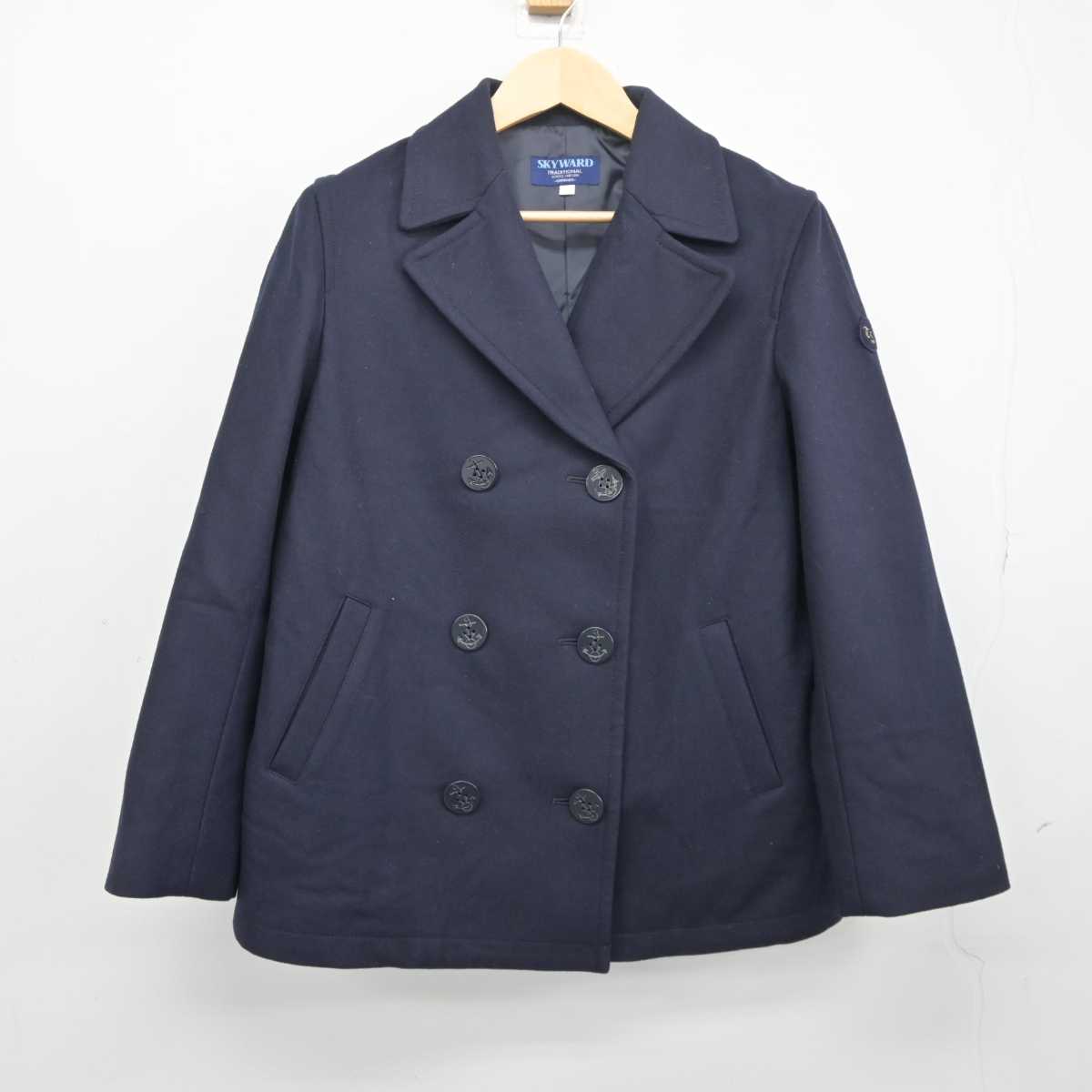 中古】東京都 東京成徳大学高等学校 女子制服 1点 (コート) sf042269 