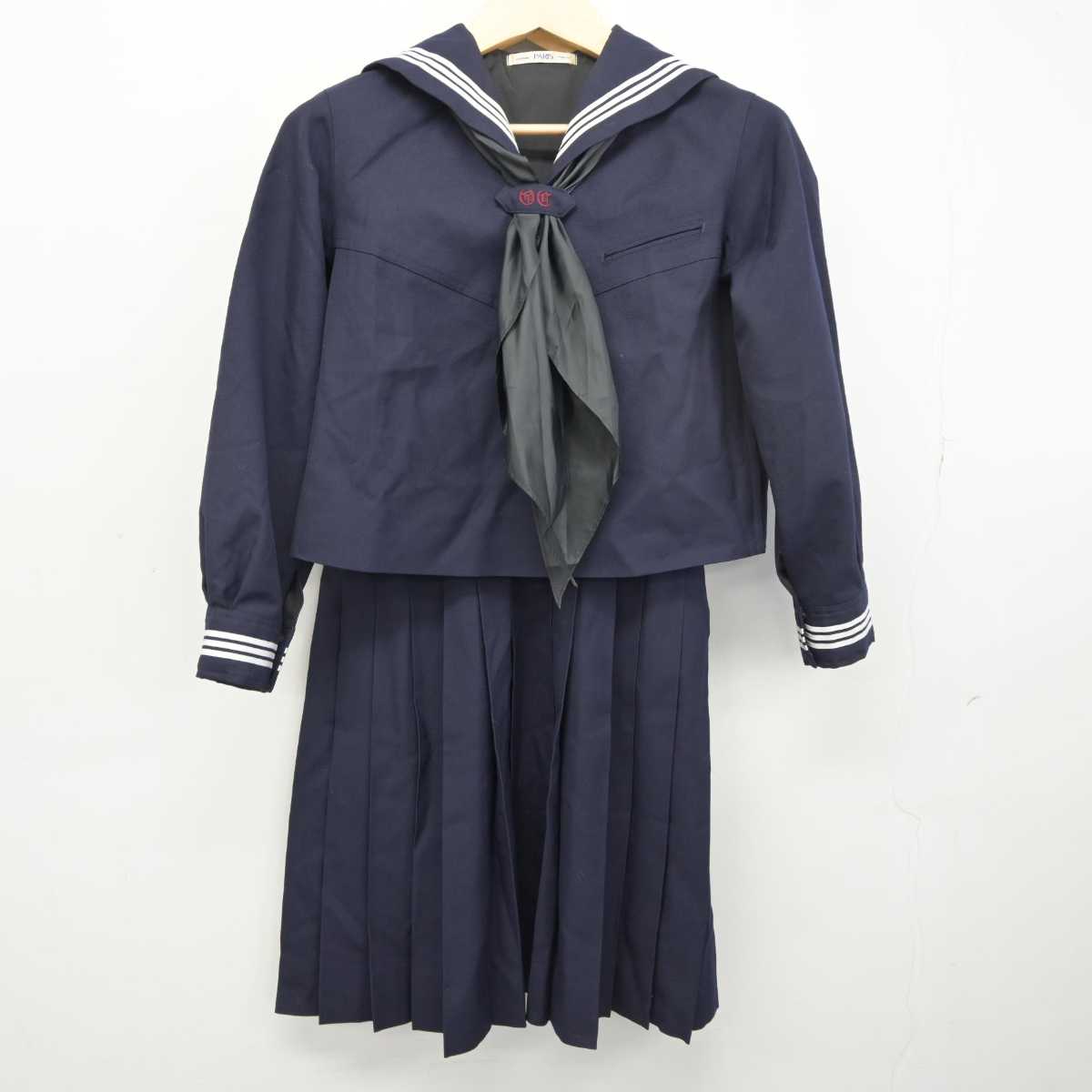 在庫正規店東京都 多摩市立和田中学校 女子制服 2点 sf001319 学生服