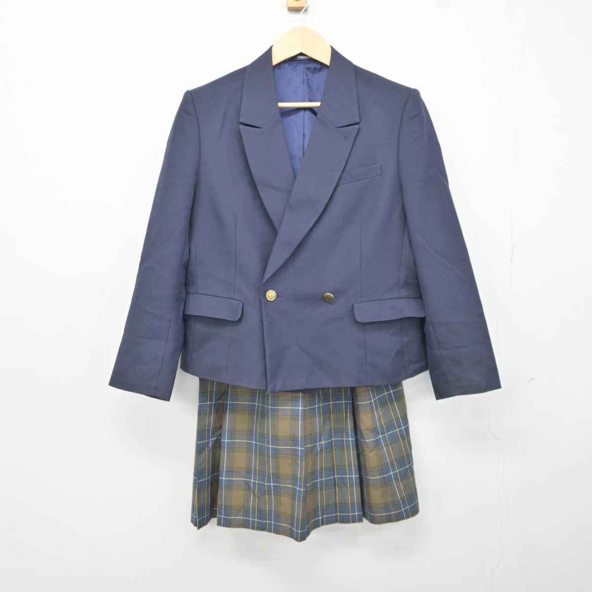 中古】北海道 札幌市立平岡中学校 女子制服 2点 (ブレザー・スカート