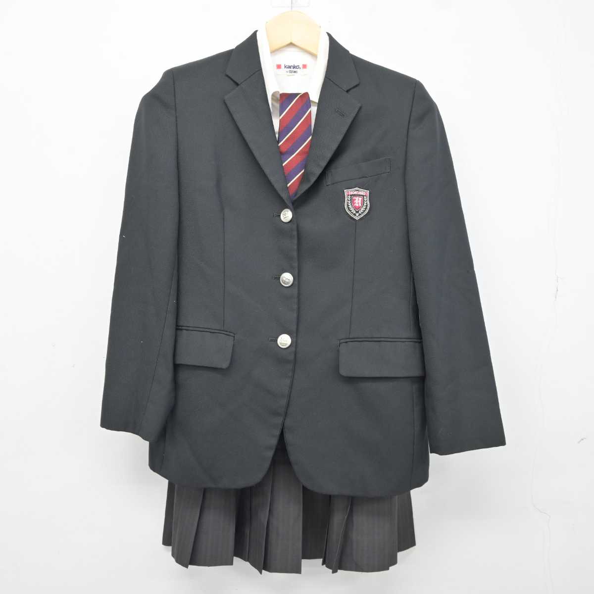 中古】沖縄県 北部農林高等学校 女子制服 4点 (ブレザー・シャツ