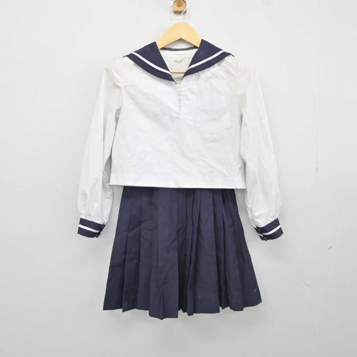 中古】北海道 北星学園女子中学高等学校 女子制服 3点 (セーラー服