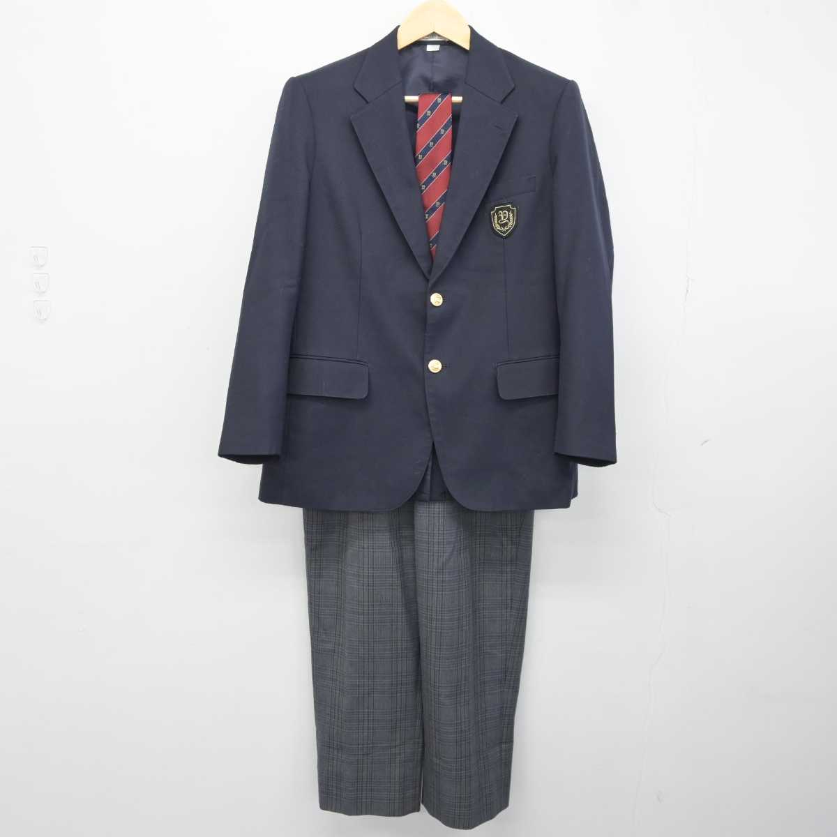 中古】岐阜県 八百津高等学校 男子制服 3点 (ブレザー・ズボン) sf042918 | 中古制服通販パレイド