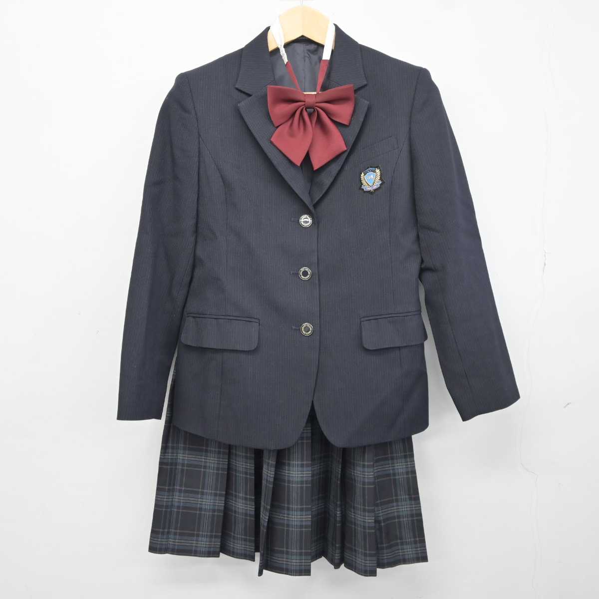 中古】埼玉県 花咲徳栄高等学校 女子制服 3点 (ブレザー・スカート