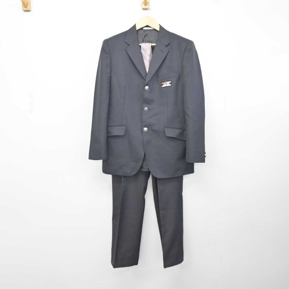 中古】兵庫県 神戸市立科学技術高等学校 男子制服 4点 (ブレザー