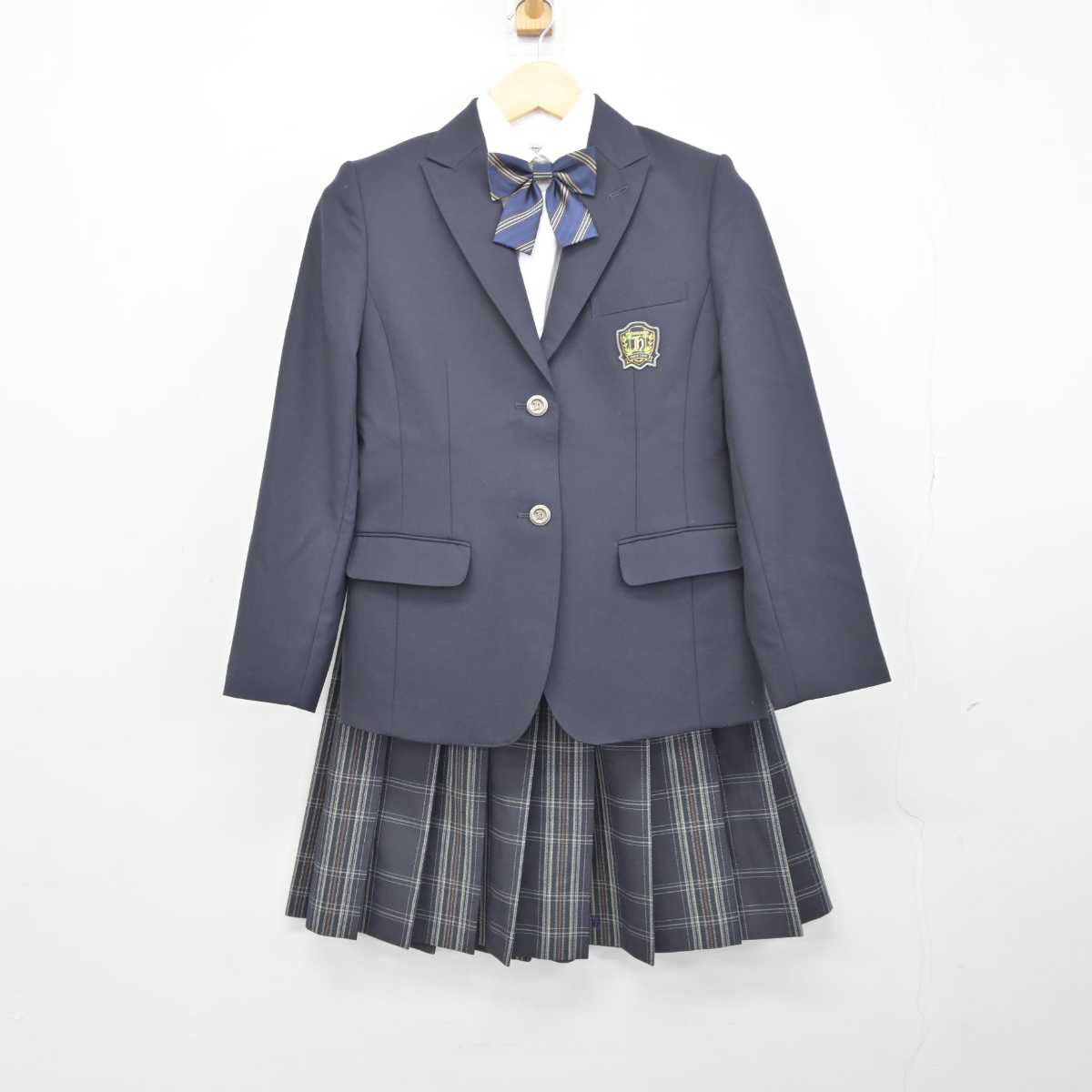 中古】京都府 日吉ケ丘高等学校 女子制服 5点 (ブレザー・ニット・シャツ・スカート) sf043516 | 中古制服通販パレイド