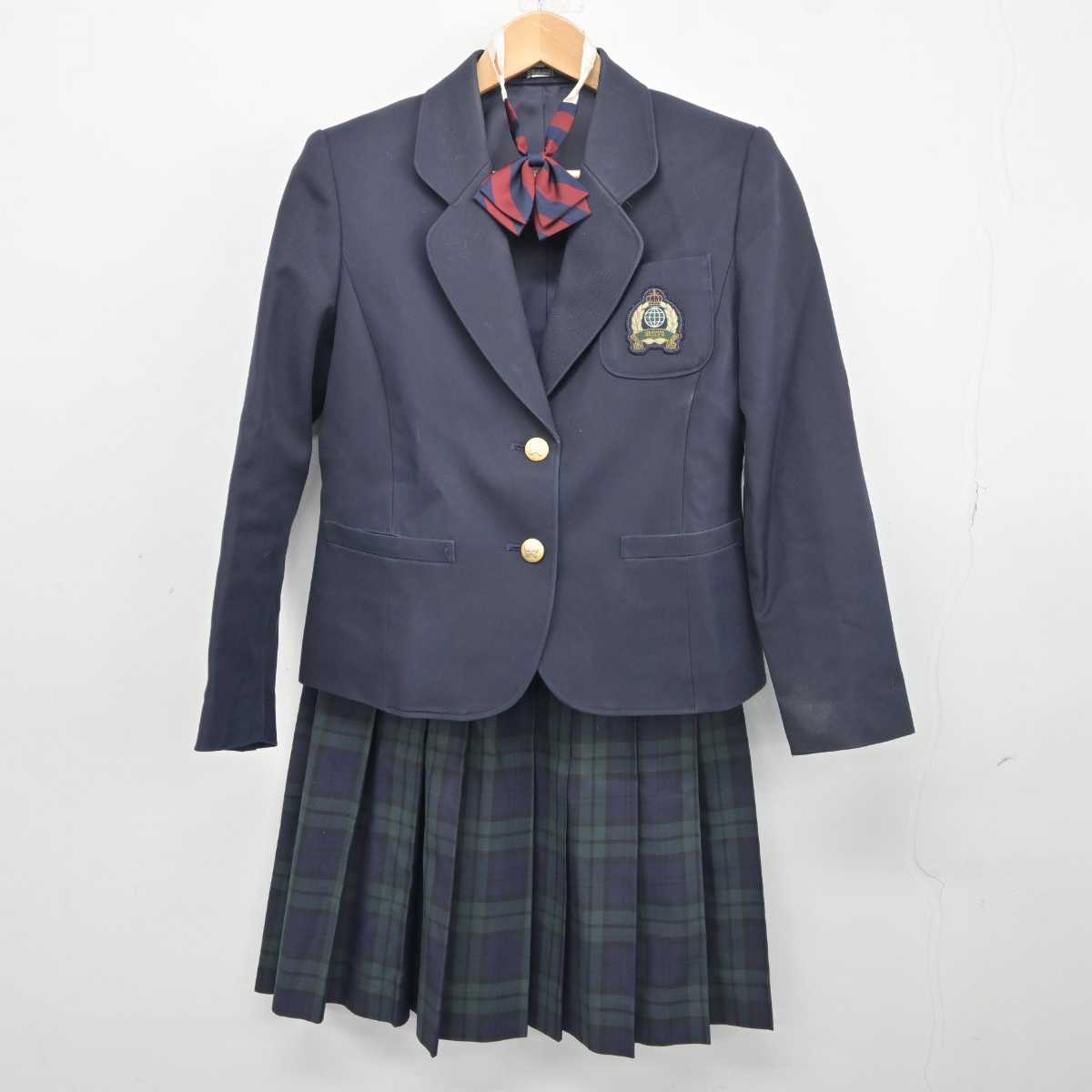 【中古】香川県 香川誠陵高等学校 女子制服 3点 (ブレザー・スカート) sf043766