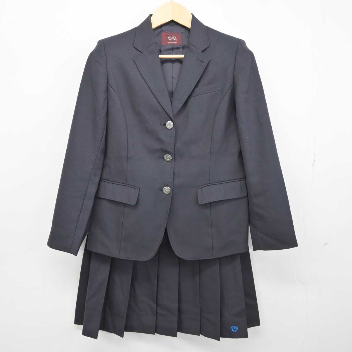 【中古】熊本県 湧心館高等学校 女子制服 3点 (ブレザー・スカート) sf043907