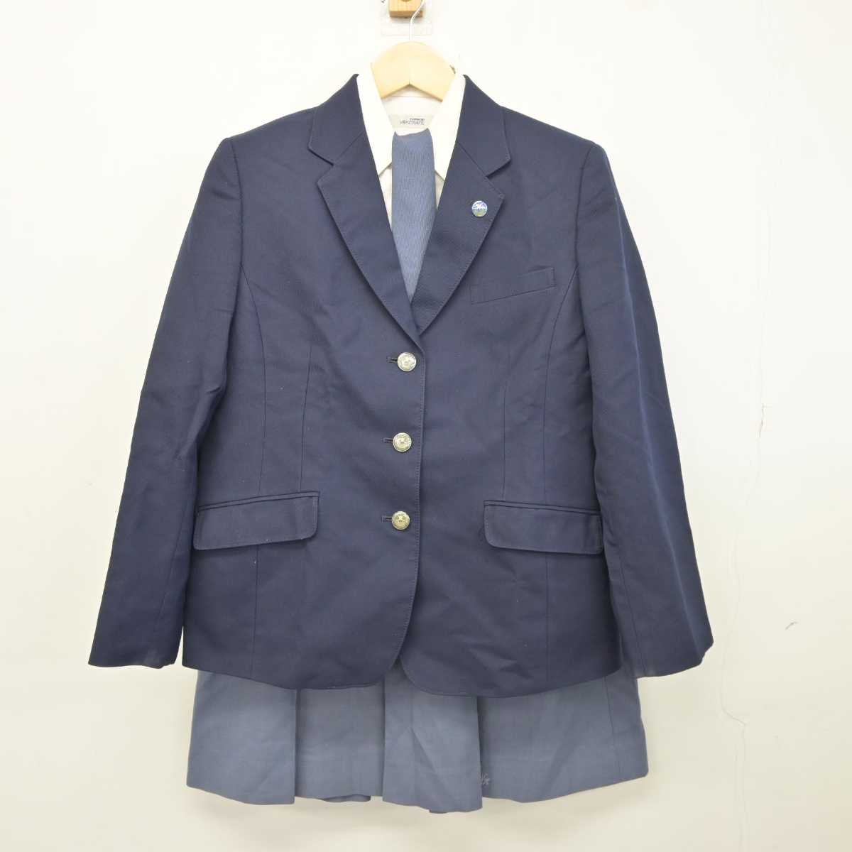 中古】宮城県 名取北高等学校 女子制服 5点 (ブレザー・シャツ
