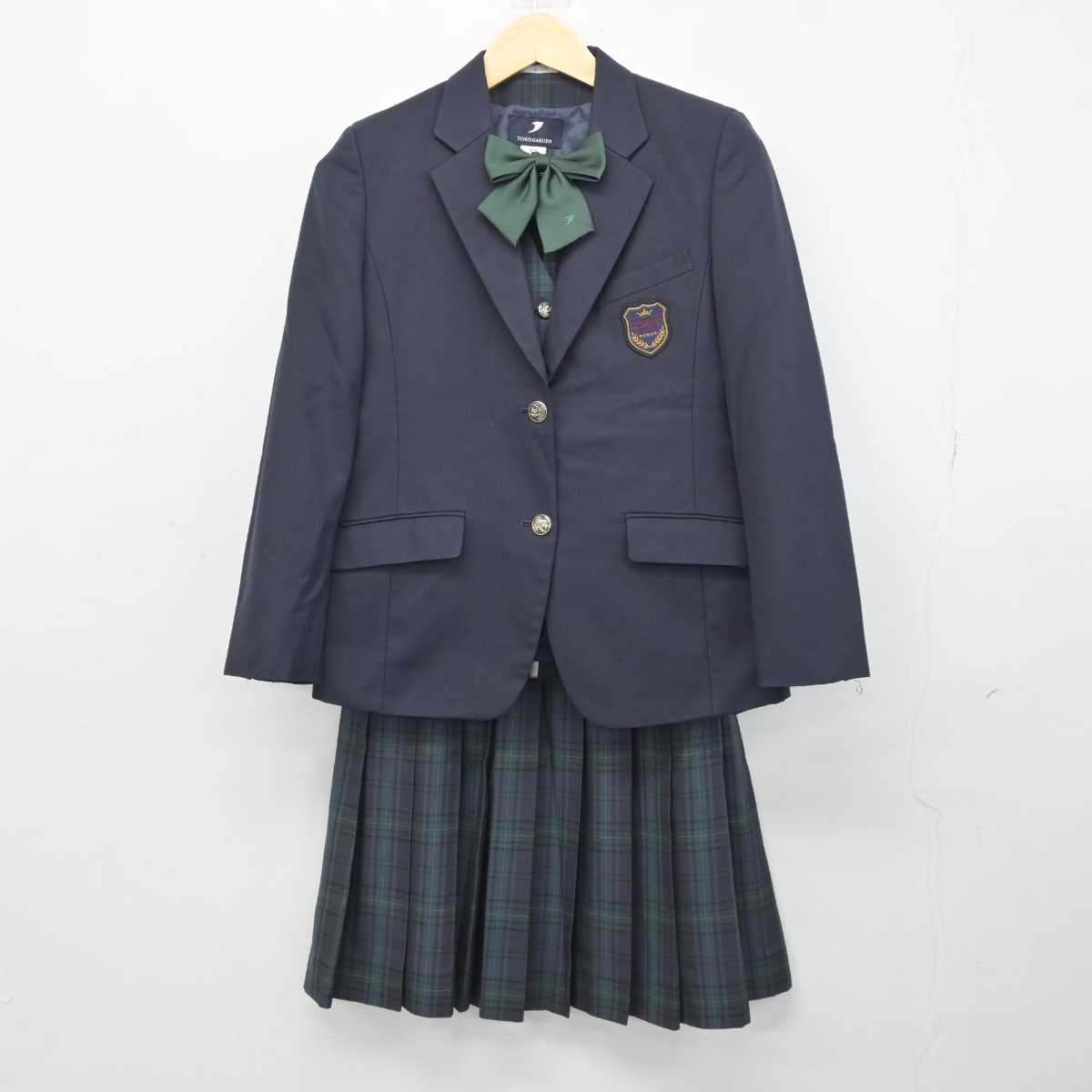 【中古】神奈川県 桐光学園高等学校 女子制服 4点 (ブレザー・ベスト・スカート) sf044232