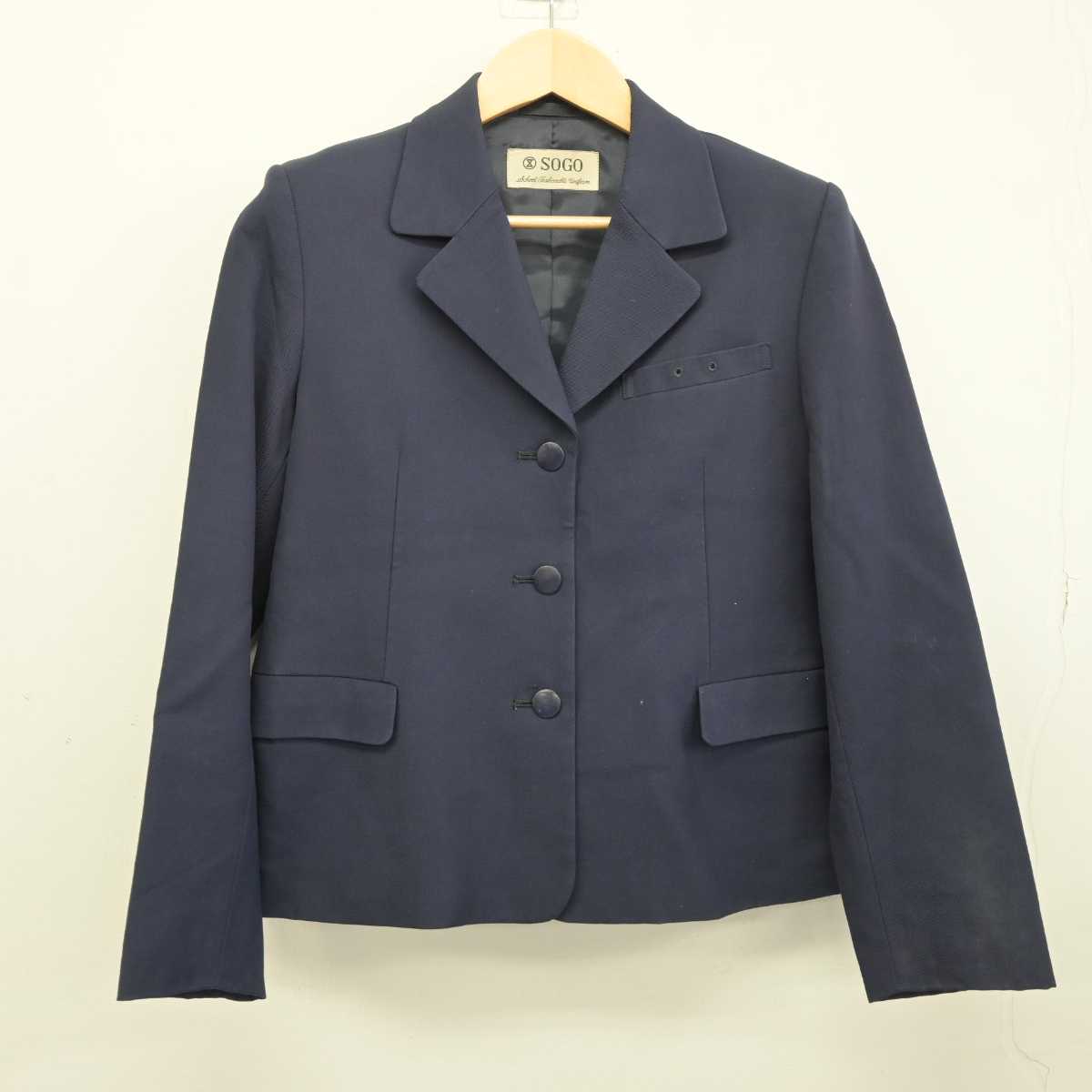 【中古】千葉県 千葉東高等学校 女子制服 1点 (ブレザー) sf044331