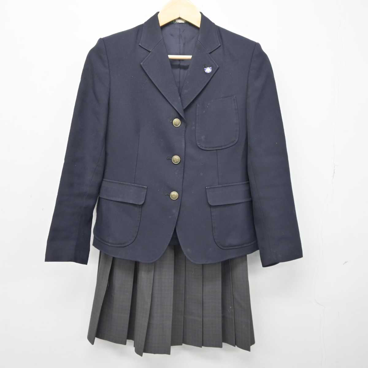 中古】神奈川県 野川中学校 女子制服 3点 (ブレザー・スカート) sf044574 | 中古制服通販パレイド