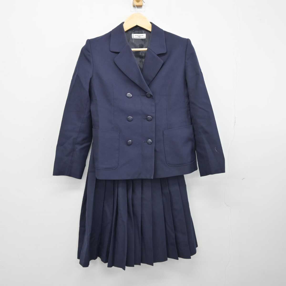 中古】広島県 片山中学校 女子制服 3点 (ブレザー・スカート 中古】広島県 片山中学校 女子制服 3点 (ブレザー・スカート