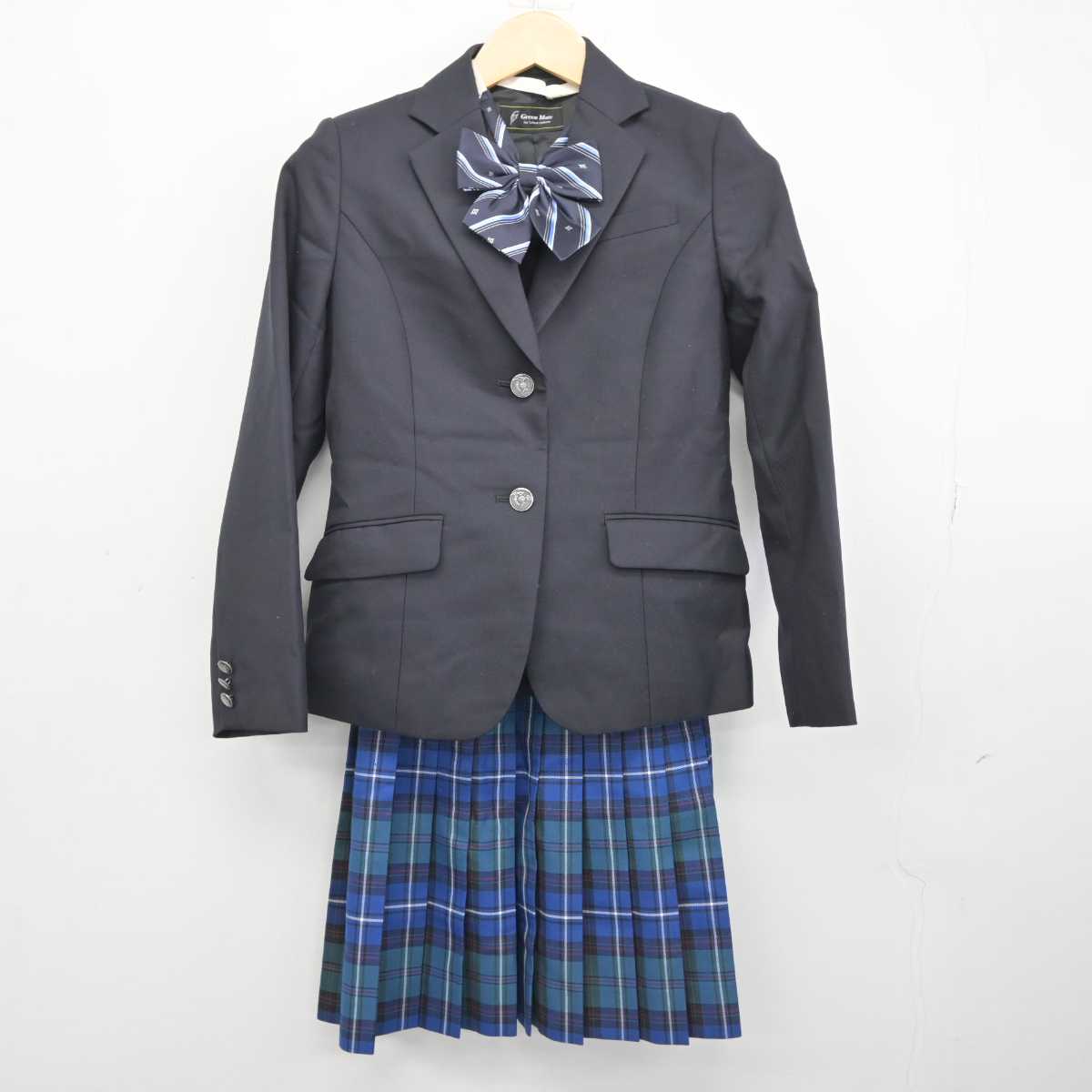 中古】 ヒューマンキャンパス高等学校 女子制服 3点 (ブレザー