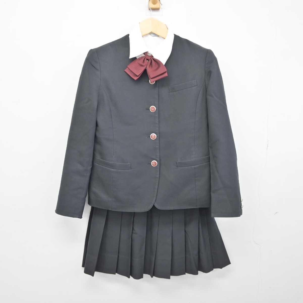 中古】佐賀県 早稲田佐賀高等学校 女子制服 5点 (ブレザー・ベスト・シャツ・スカート) sf044944 | 中古制服通販パレイド