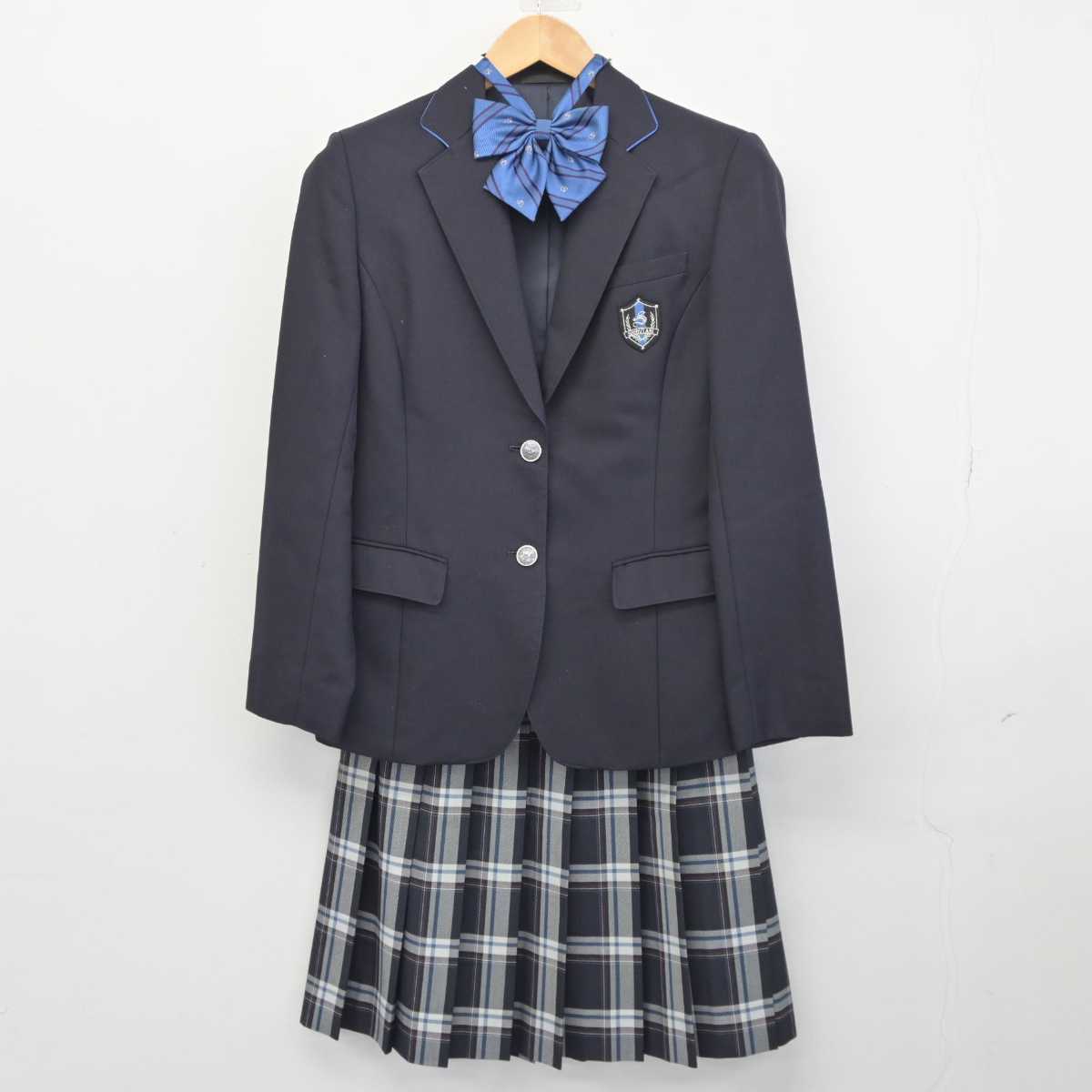 中古】大阪府 渋谷高等学校 女子制服 4点 (ブレザー・スカート