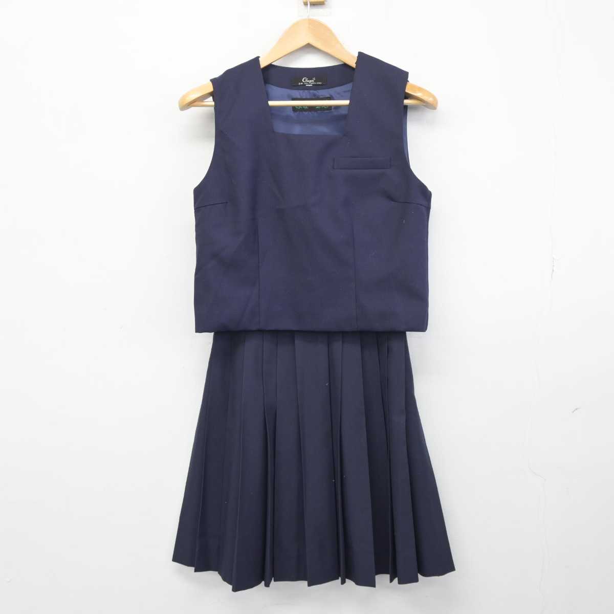 中古】大阪府 豊中市立第一中学校 女子制服 2点 (ベスト・スカート) sf045044 | 中古制服通販パレイド