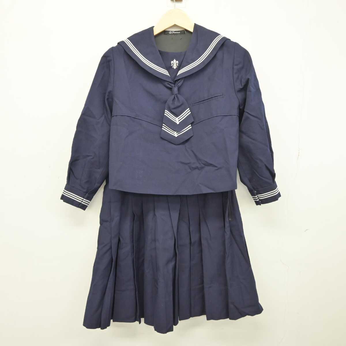 中古】宮城県 仙台白百合学園小学校 女子制服 2点 (セーラー服・スカート) sf045063 | 中古制服通販パレイド