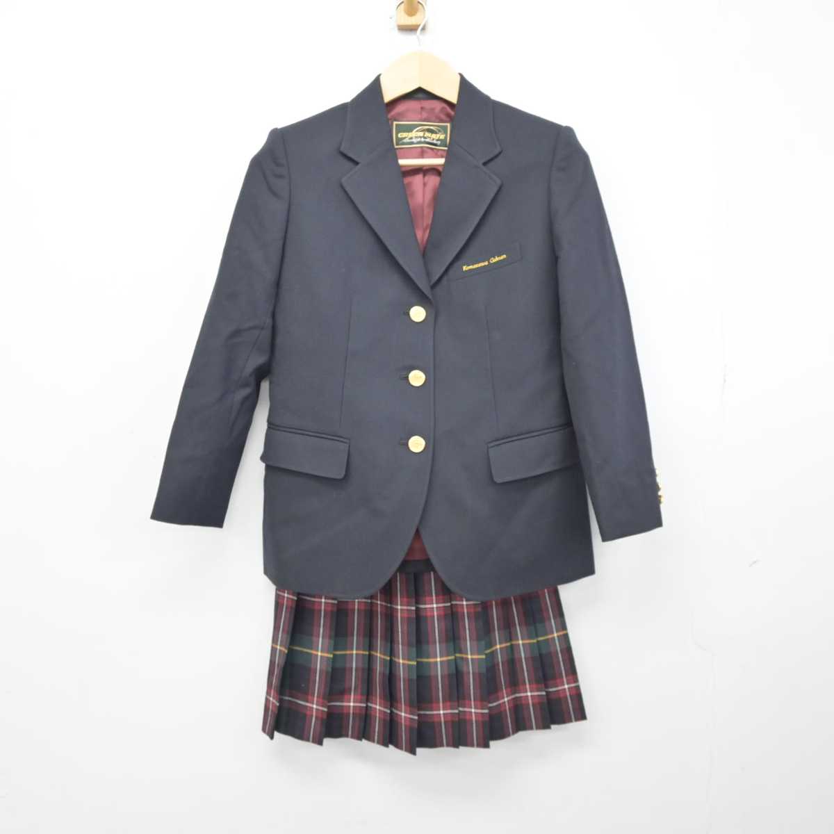 中古】東京都 駒沢学園女子中学校 女子制服 3点 (ブレザー・スカート) sf045109 | 中古制服通販パレイド