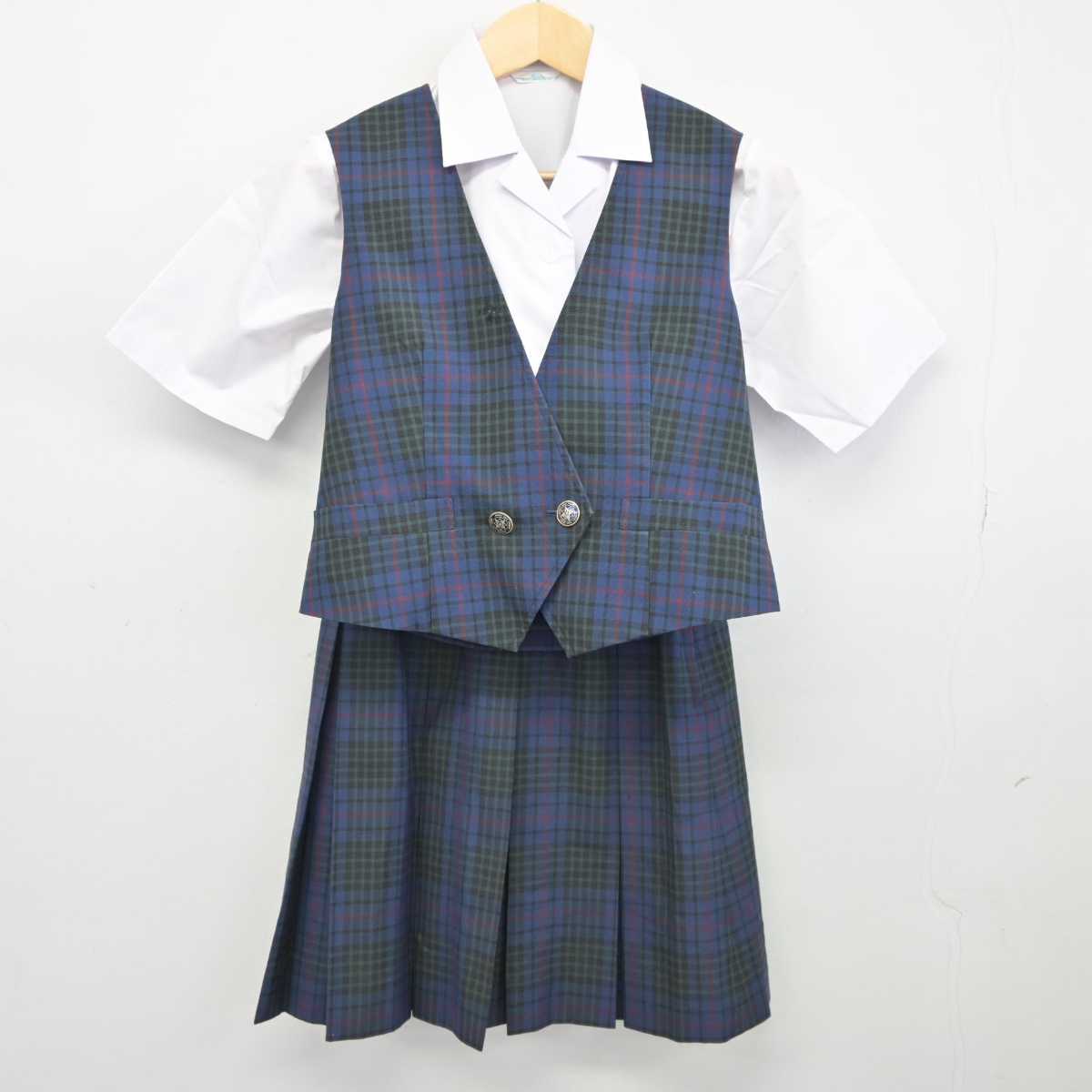 中古】福島県 日本大学東北高等学校/旧制服 女子制服 4点 (シャツ