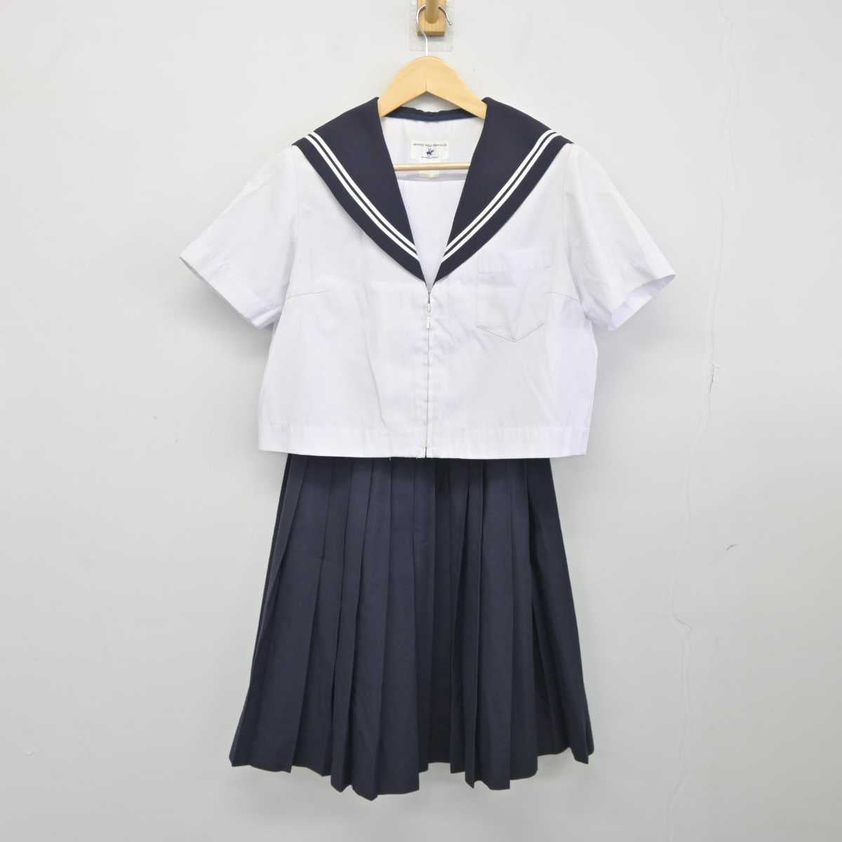 中古】愛知県 岩倉中学校 女子制服 3点 (セーラー服・スカート) sf045312 | 中古制服通販パレイド