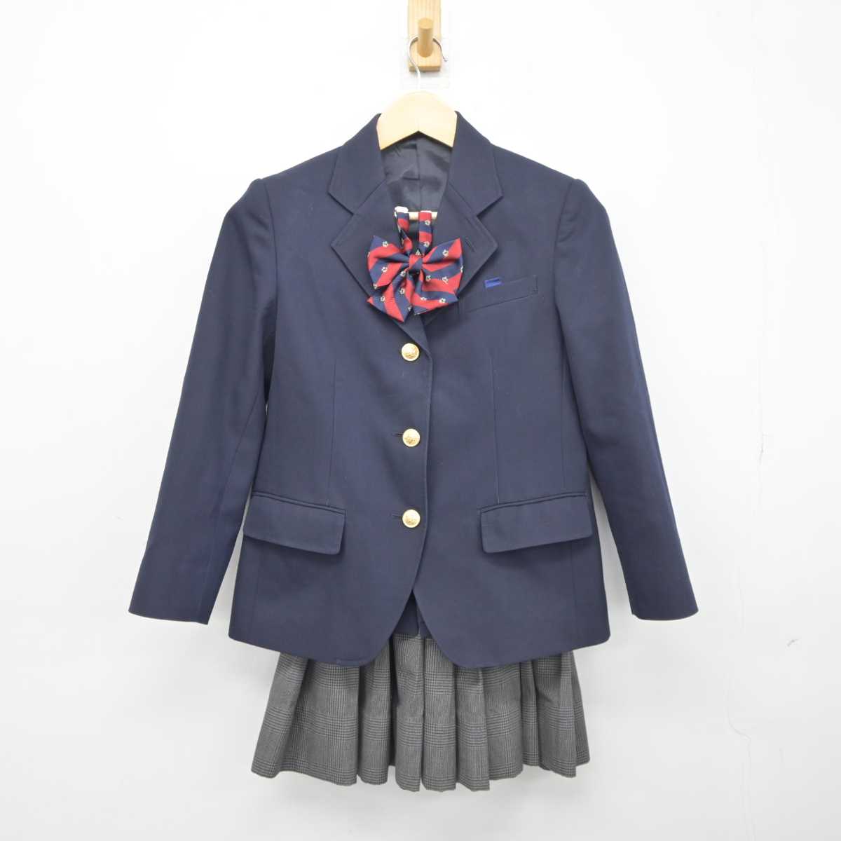 中古】岡山県 竜操中学校 女子制服 3点 (ブレザー・スカート) sf045450 | 中古制服通販パレイド