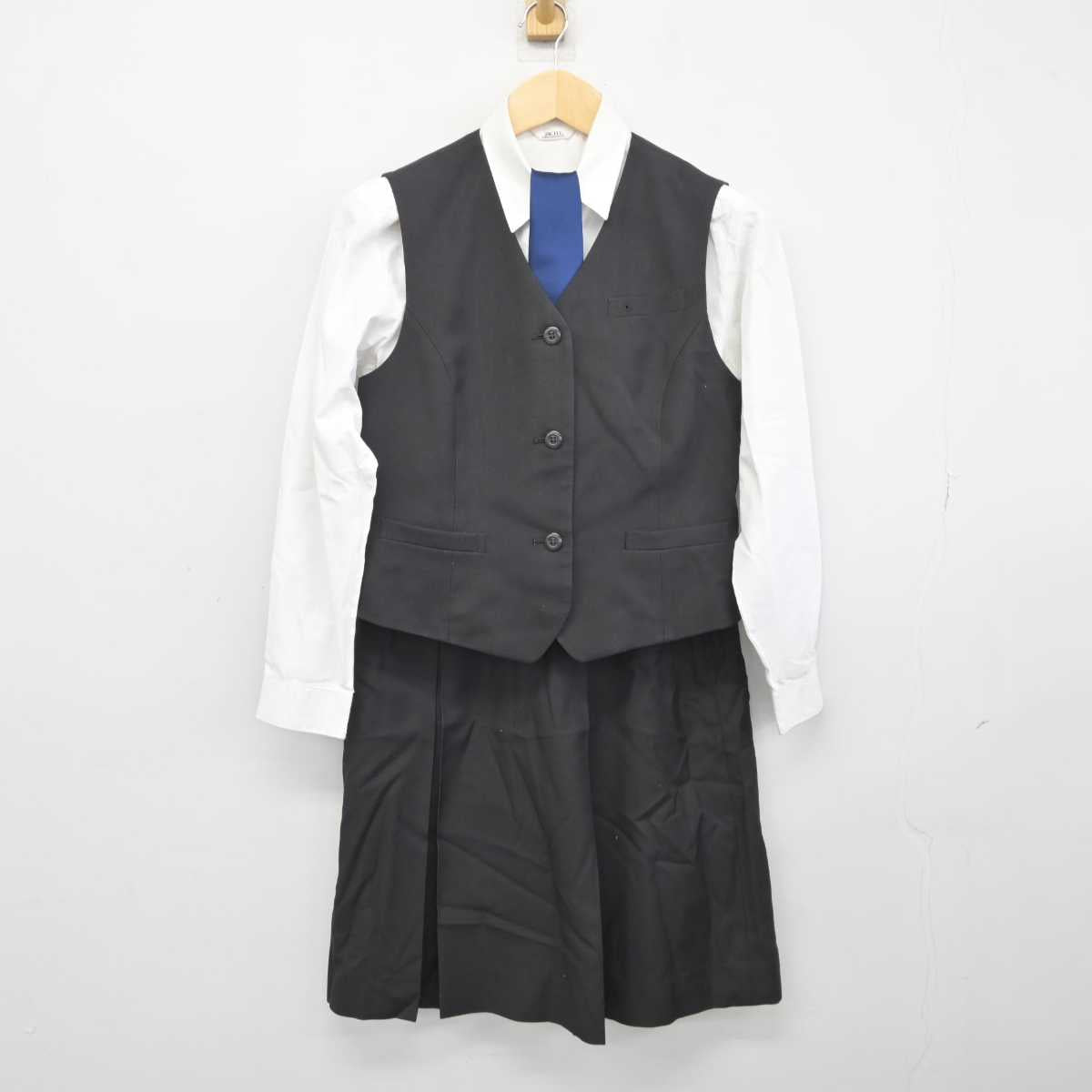 中古】香川県 善通寺第一高等学校 女子制服 4点 (ベスト・シャツ・スカート) sf045755 | 中古制服通販パレイド