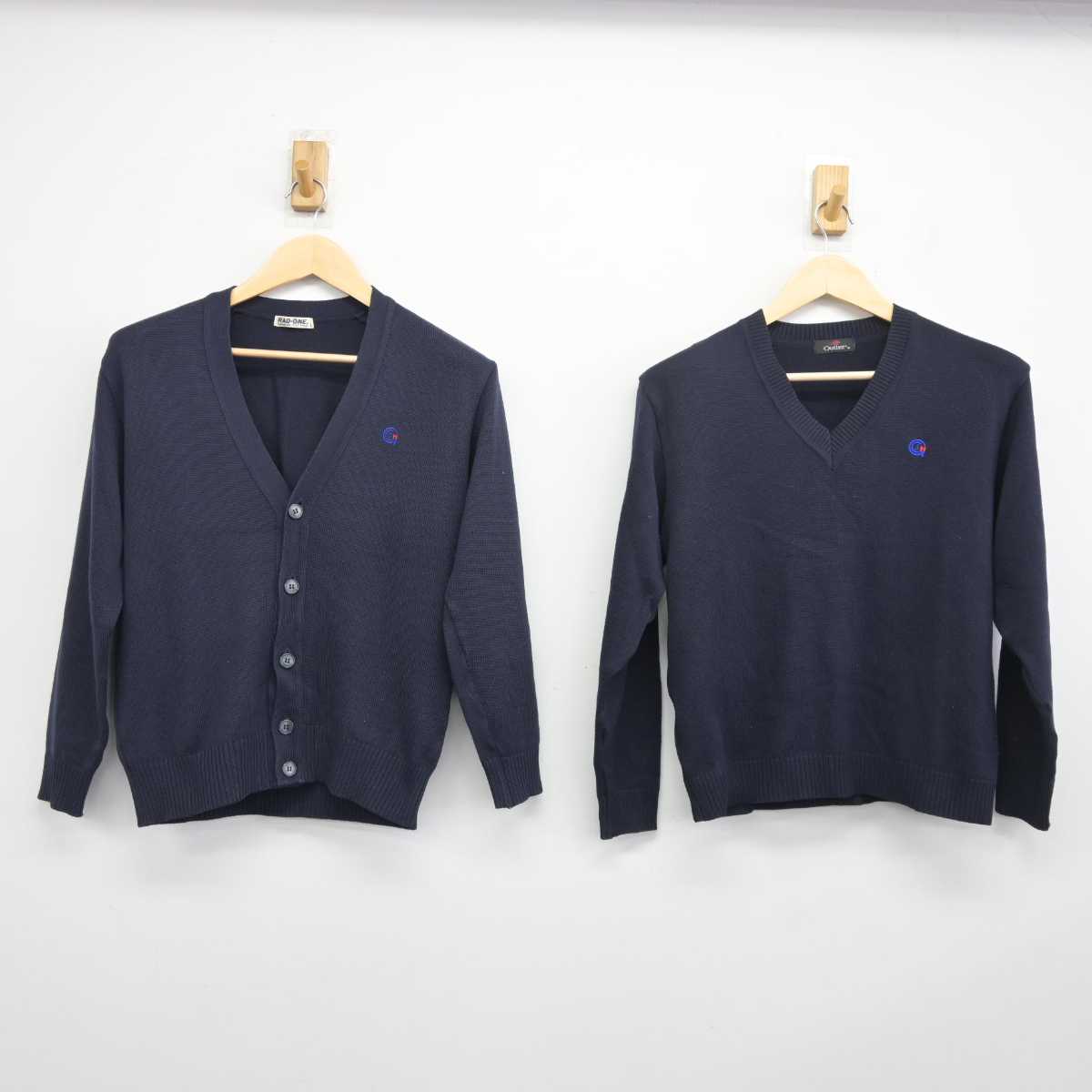 最高品質の 中古】福島県 あさか開成高等学校 女子制服 2点 (ニット・ニット コレクション
