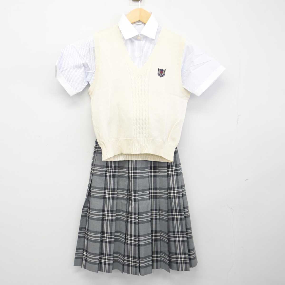 東京都 私立桜丘高等学校 女子制服 2点 sf009502 - コスプレ衣装