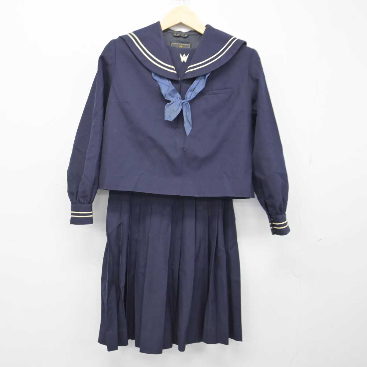 中古】岩手県 盛岡北高等学校 女子制服 3点 (セーラー服・スカート) sf046337 | 中古制服通販パレイド