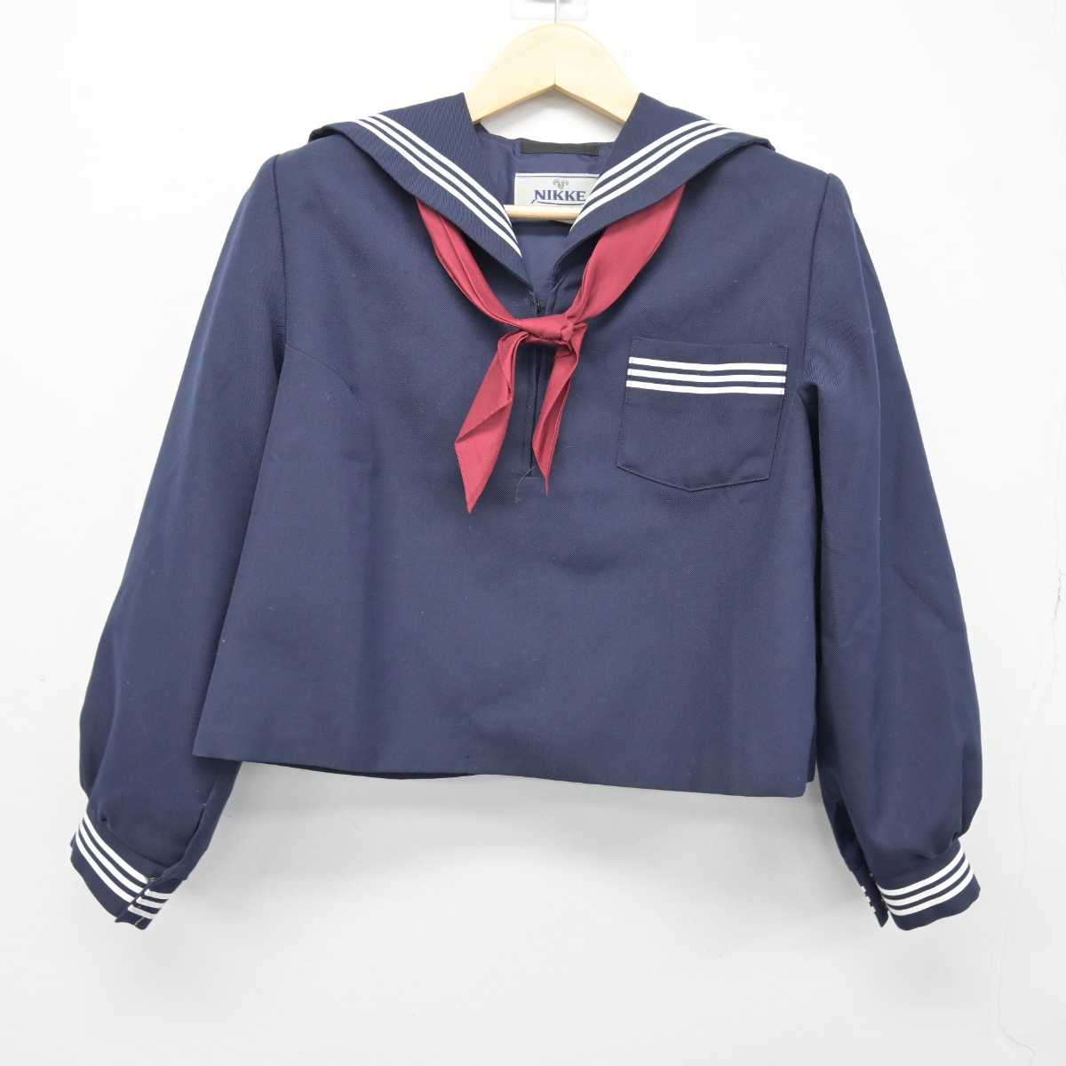 中古】岡山県 東山中学校 女子制服 2点 (セーラー服) sf046397 | 中古