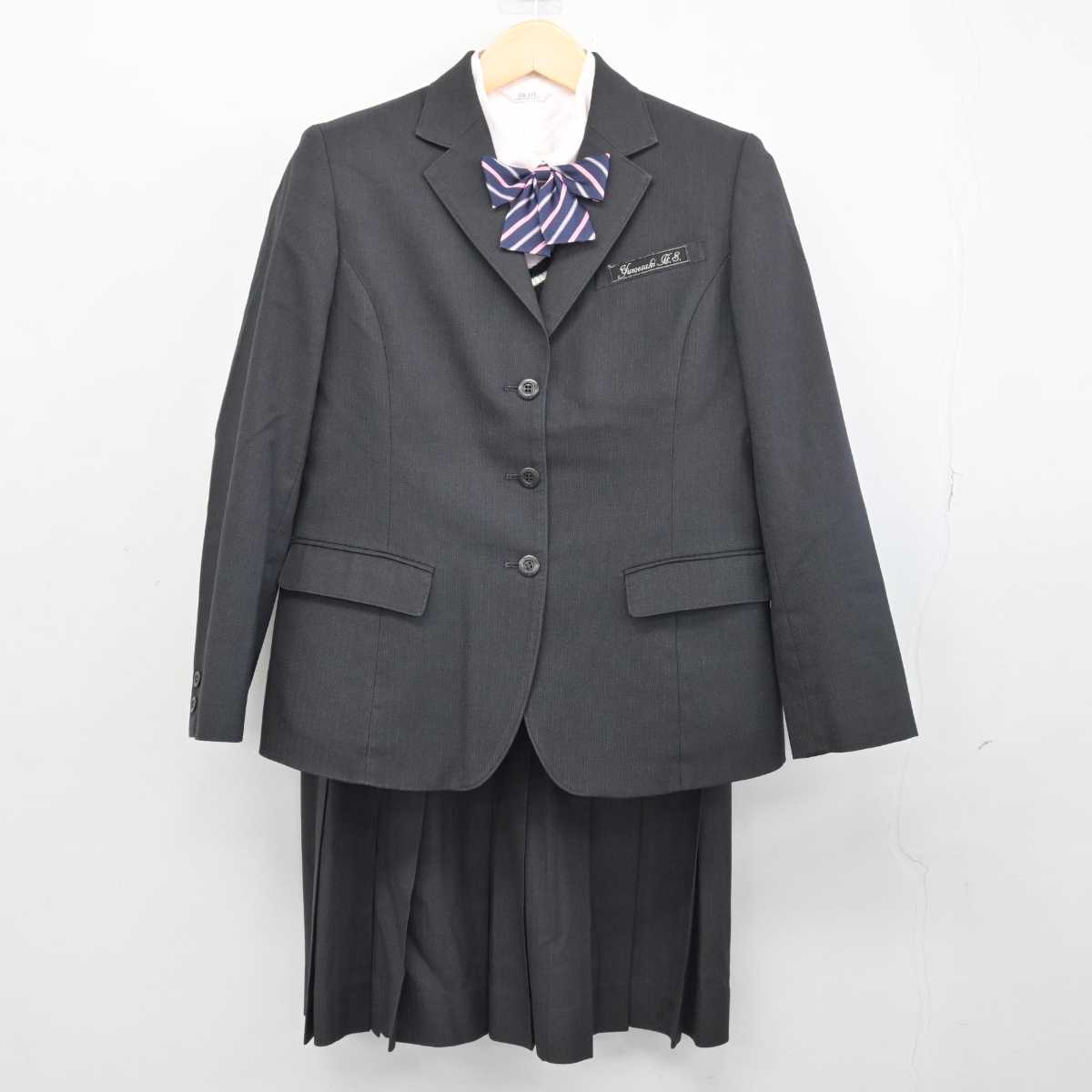 中古】兵庫県 夢前高等学校 女子制服 5点 (ブレザー・ニット・シャツ・スカート) sf046602 | 中古制服通販パレイド