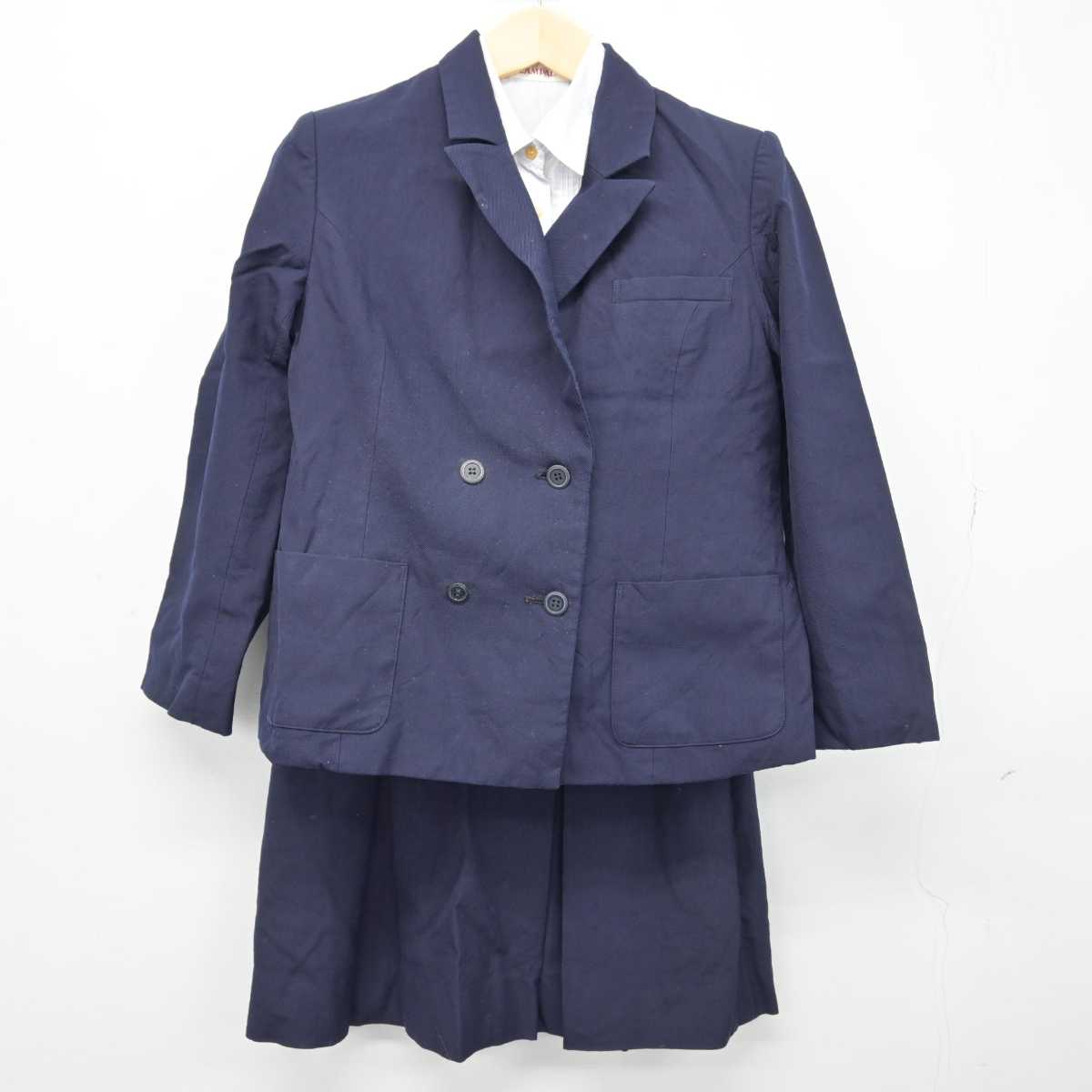 中古】和歌山県 近畿大学附属和歌山中学校/旧制服 女子制服 4点