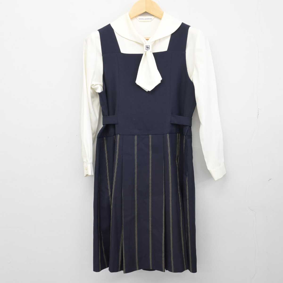 中古】佐賀県 佐賀清和高等学校 女子制服 2点 (シャツ・ジャンパースカート) sf046805 | 中古制服通販パレイド